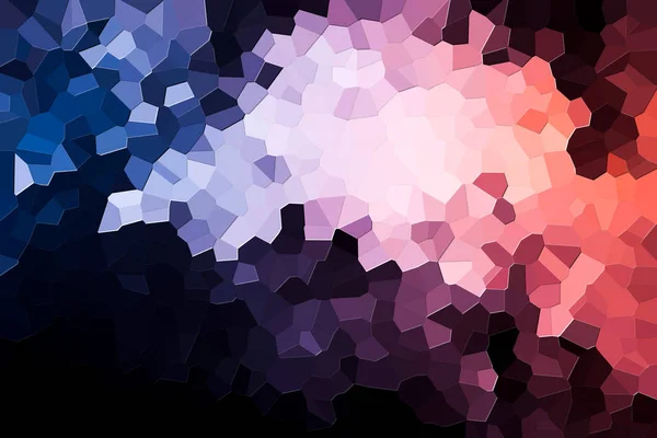 Αφηρημένη Σύγχρονη Φόντο Γεωμετρικό Μοτίβο Από Διάφορες Ροζ Και Μπλε — Φωτογραφία Αρχείου