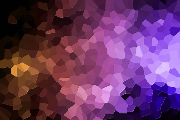 Абстрактний Сучасний Фон Геометричним Візерунком Різних Помаранчевих Рожевих Фіолетових Багатокутників — стокове фото