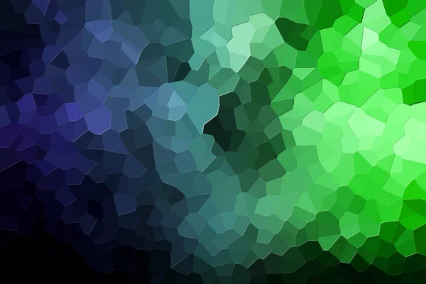 다각형 블루와 Gree의 삼각형에서 기하학적 패턴의 — 스톡 사진