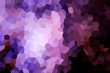 Bir soyut geometrik desen çeşitli çokgenler ve üçgenler, pembe, mavi ve orang fotoğrafı