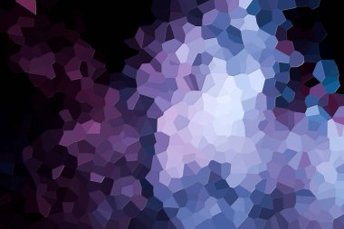 Bir soyut geometrik desen çeşitli çokgenler ve üçgenler, pembe, mavi ve orang fotoğrafı