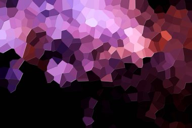 Bir soyut geometrik desen çeşitli çokgenler ve üçgenler pembe ve orang fotoğrafı