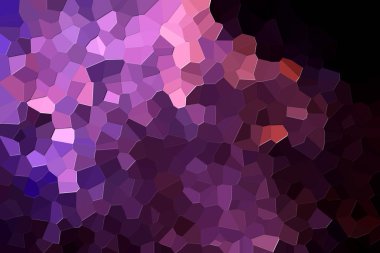 Bir soyut geometrik desen çeşitli çokgenler ve üçgenler pembe ve orang fotoğrafı