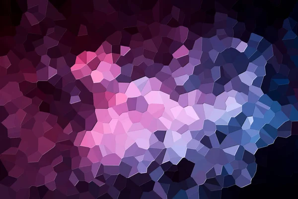 Composición Geométrica Abstracta Colorida Patrón Geométrico Púrpura Rosa Varios Polígonos — Foto de Stock