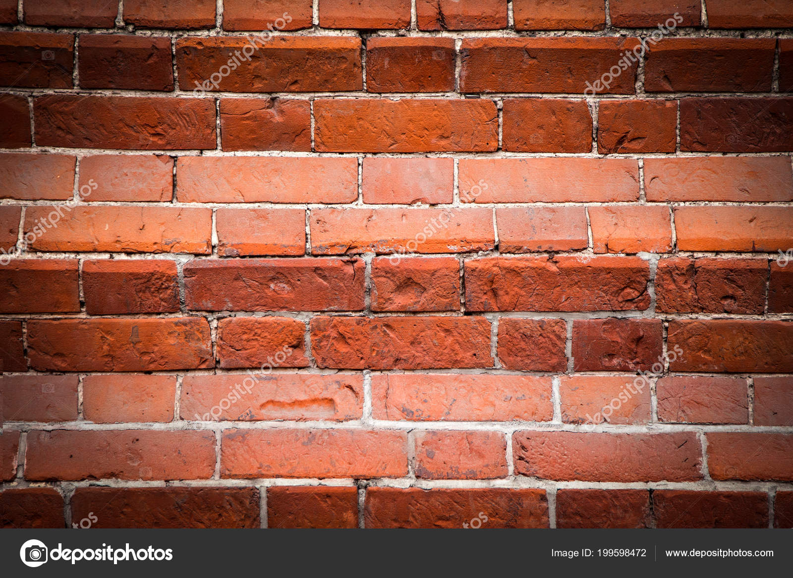 Red Brick Wall Stripes Different Colors Texture Grunge Background Stock Photo C Everyonensk 199598472