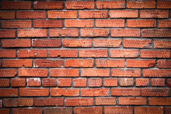 Red Brick Old Wall Texture Grunge Background — Stock Photo, Image