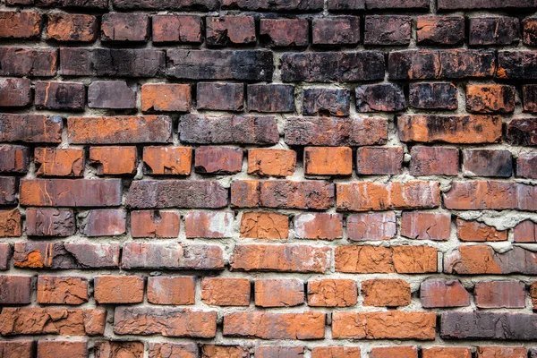 Kırmızı tuğla eski duvar, desen grunge arkaplan
