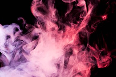 Pembe siyah adam duman