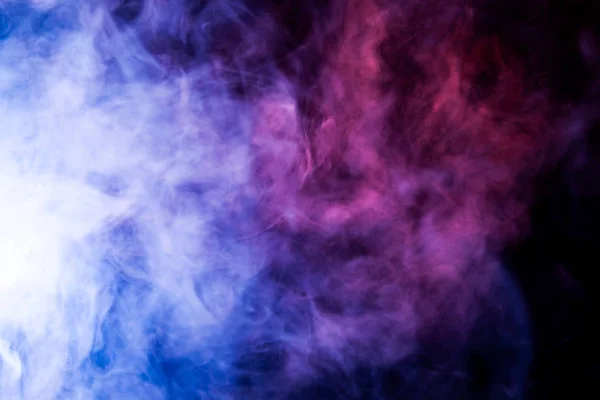 Fialová Růžová Modrá Kouře Černé Poza — Stock fotografie