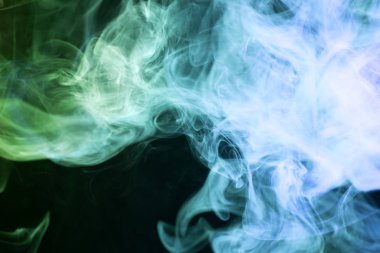 Arka plandan vape duman