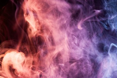 Arka plandan vape duman