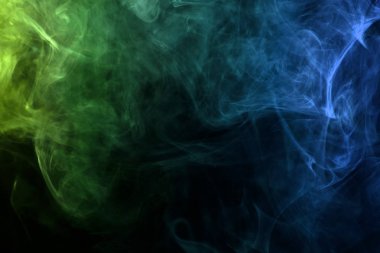 Arka plandan vape duman