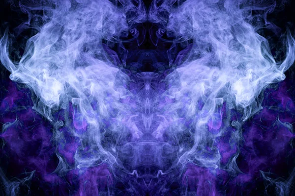 Mocap Cool Shirts Dense Multicolored Smoke Purple Blue Colors Form — Stock Photo, Image