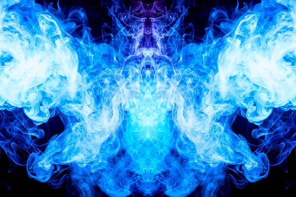 Abstracte Magische Achtergrond Wolk Van Roze Blauw Rook Vorm Van — Stockfoto