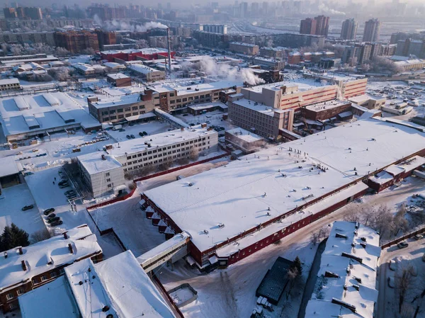 Městská Krajina Vysoké Moderní Obytné Budovy Ulice Nákupní Centra Obloha — Stock fotografie