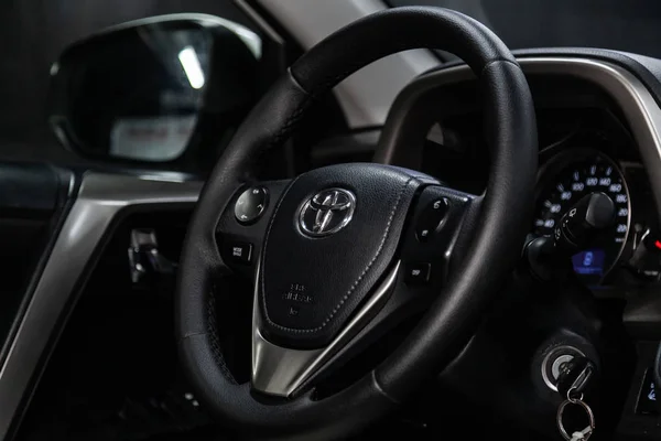 Novosibirsk Rusland Januari 2019 Toyota Rav Close Van Het Dashboard — Stockfoto