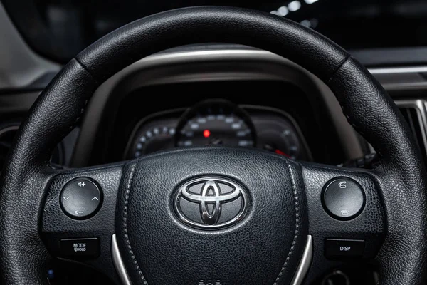 Novosibirsk Rusland Januari 2019 Toyota Rav Close Van Het Dashboard — Stockfoto