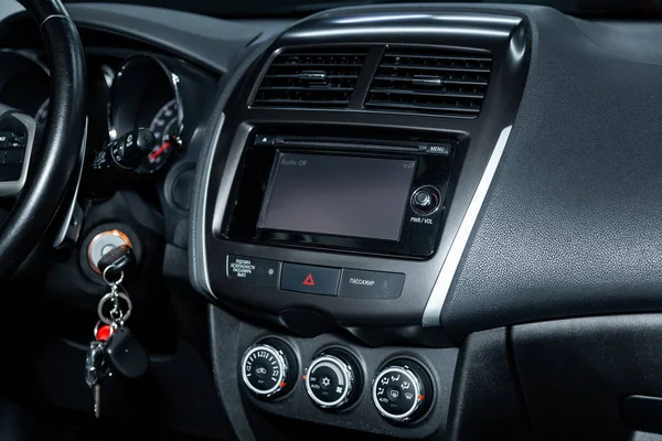 Novosibirsk Rusland Februari 2019 Mitsubishi Asx Close Van Het Dashboard — Stockfoto