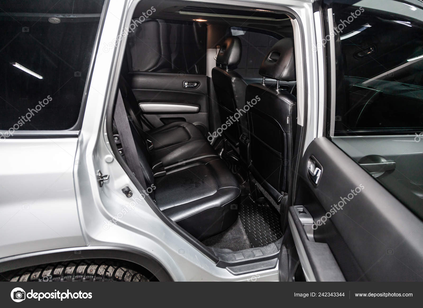 Novosibirsk Russia February 2019 Nissan Xtrail Close Rear Seats