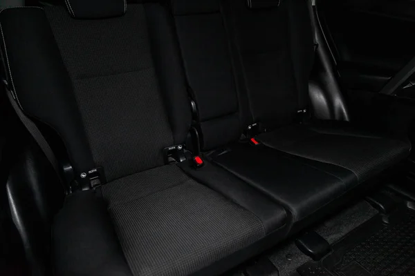 Nowosybirsk Rosja Lutego 2019 Toyota Rav Zbliżenie Tylne Siedzenia Fotografia — Zdjęcie stockowe