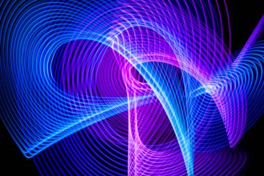 Parlak karışık neon renklerde çizgili kağıt doku. Poster, Web sitesi, broşür, parlak mavi ve yeşil çizgili yazdırın. Sevgililer günü şablonu