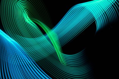 Parlak karışık neon renklerde çizgili kağıt doku. Poster, Web sitesi, broşür, parlak mavi ve yeşil çizgili yazdırın. Sevgililer günü şablonu