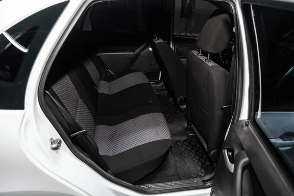 Novosibirsk Russia February 2019 Lada Granta Close Rear Seats Photography — Stock Photo, Image