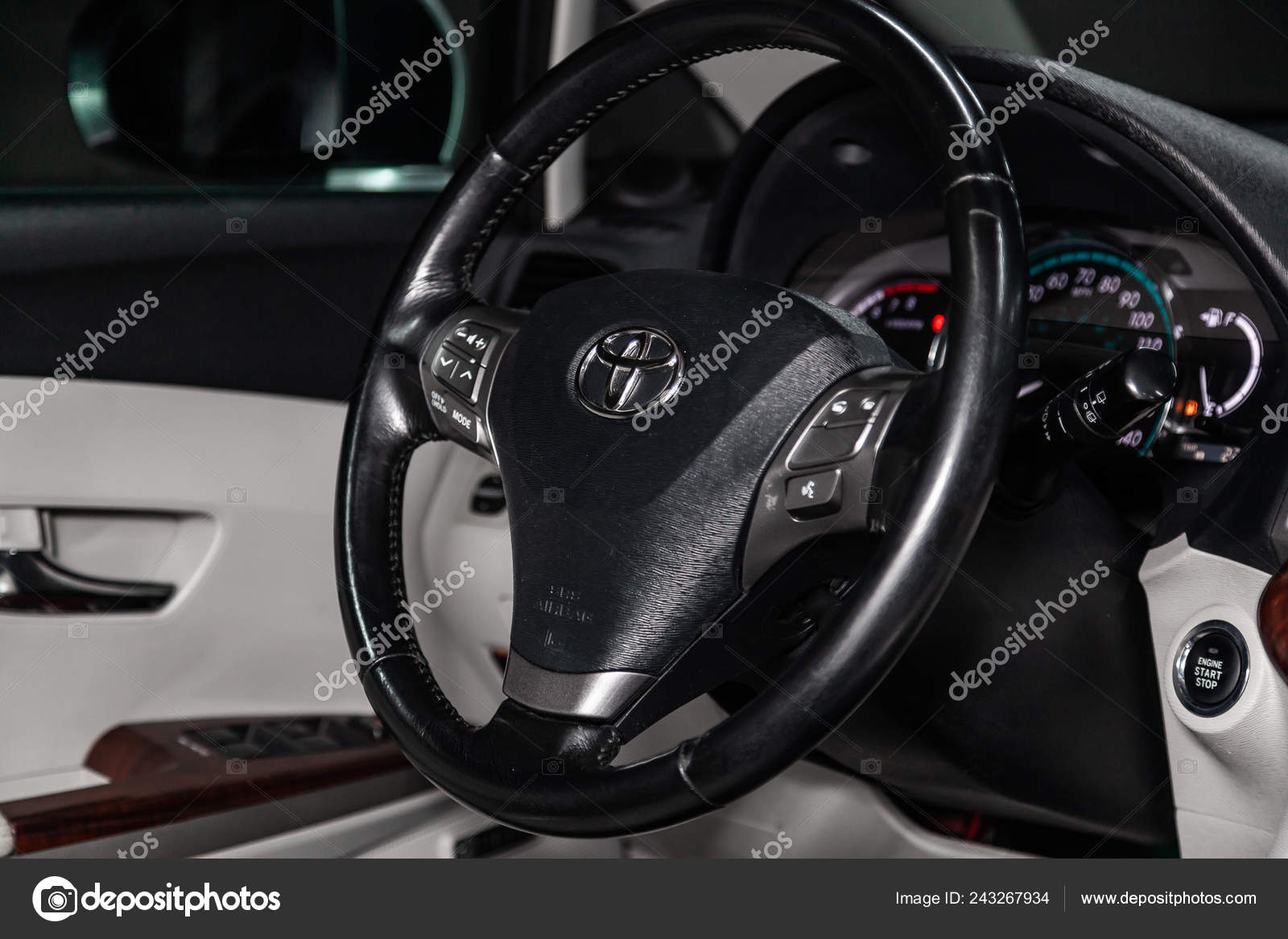 Novosibirsk Russia February 2019 Toyota Venza Close
