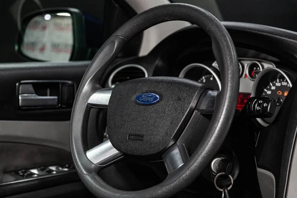 Novosibirsk Rusland Februari 2019 Ford Focus Close Van Het Dashboard — Stockfoto