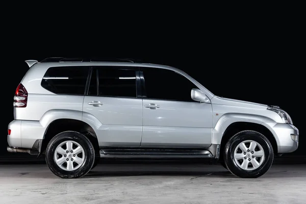 Novosibirsk Rusia Febrero 2019 Toyota Land Cruizer Prado Vista Lateral —  Fotos de Stock