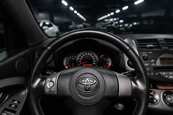 Novosibirsk Rusland Februari 2019 Toyota Rav Sluiten Omhoog Van Het — Stockfoto