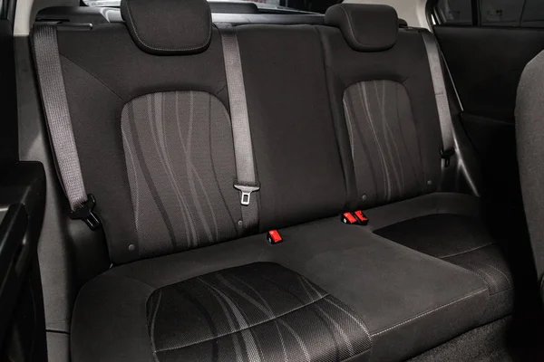 Novosibirsk Russia February 2019 Chevrolet Aveo Close Rear Seats Photography — Stock Photo, Image