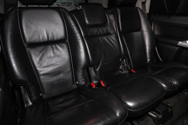 Novosibirsk Russia February 2019 Volvo Xc90 Close Rear Seats Photography — Stock Photo, Image