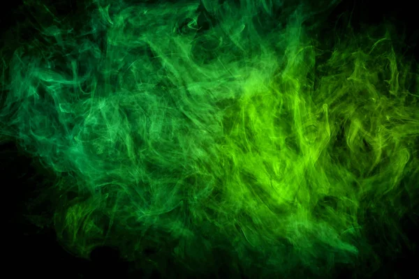 Movimiento Abstracto Congelado Explosión Humo Múltiples Colores Verdes Sobre Fondo —  Fotos de Stock