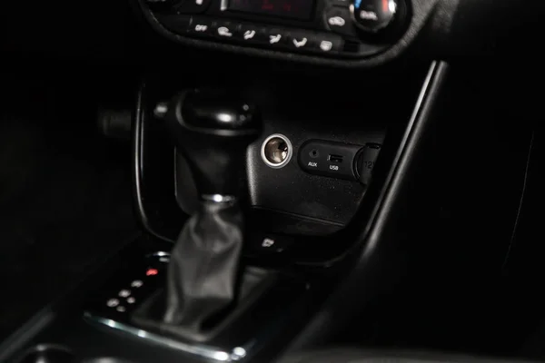 Novosibirsk Russia March 2019 Kia Ceed Close Accelerator Handle Buttons — Stock Photo, Image