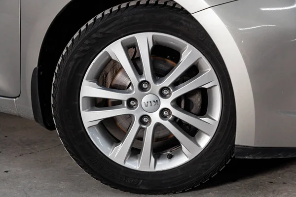 Novosibirsk Russia March 2019 Kia Ceed Close Wheel Photography Modern — Stock Photo, Image