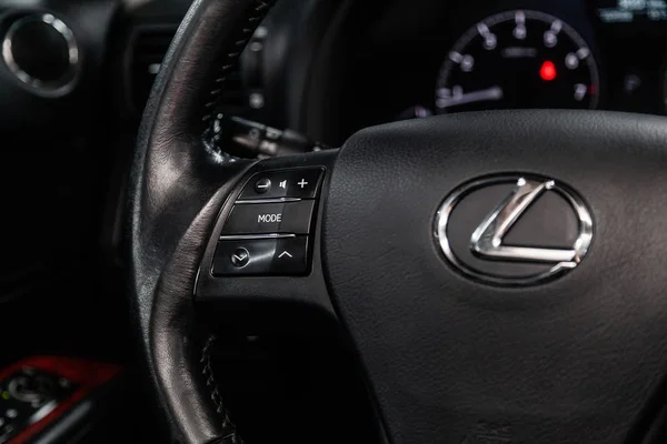 Nowosybirsk Rosja Marca 2019 Lexus 350 Szczelnie Góry Multiwheel Przyciskami — Zdjęcie stockowe