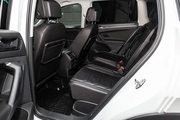 Novosibirsk Russia March 2019 Volkswagen Tiguan Close Rear Seats Photography — Stock Photo, Image