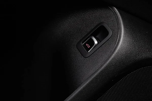 Novosibirsk Russia March 2019 Audi Close Trunk Release Button Photography — Stock Photo, Image