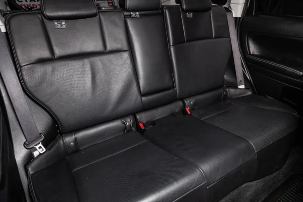 Novosibirsk Russia March 2019 Subaru Forester Close Rear Seats Photography — Stock Photo, Image