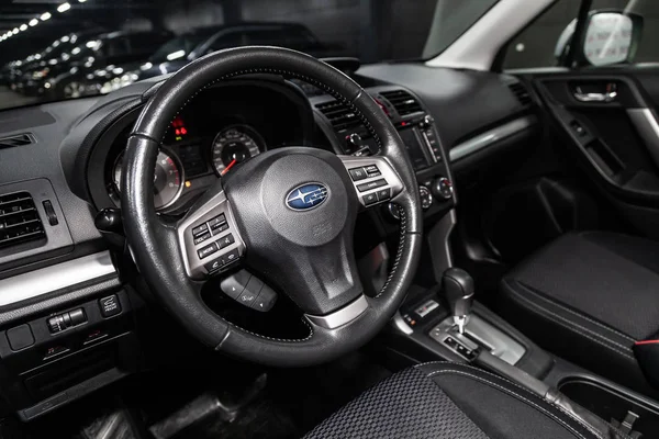 Одесса Російська Федерація Березня 2019 Subaru Forester Закри Dashboard Спідометр — стокове фото