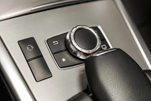 Novosibirsk Russia May 2019 Mercedes Class Close Accelerator Handle Buttons — Stock Photo, Image