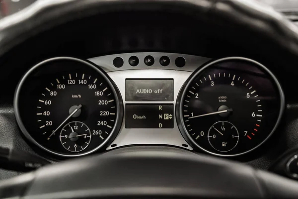 Novosibirsk Rusland Mei 2019 Mercedes Klasse Close Van Het Dashboard — Stockfoto