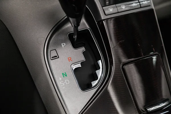 Novosibirsk Russia May 2019 Toyota Venza Close Accelerator Handle Buttons — Stockfoto
