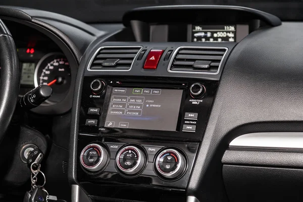 Novosibirsk Rusland Mei 2019 Subaru Forester Close Van Het Dashboard — Stockfoto