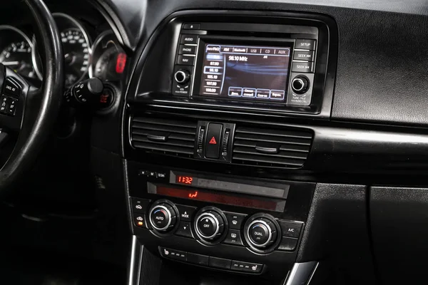 Novosibirsk Rusland Mei 2019 Mazda Cx5 Close Van Het Dashboard — Stockfoto