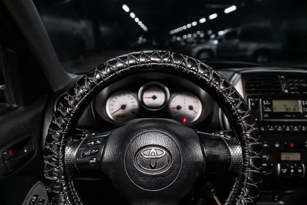 Novosibirsk Rusland Mei 2019 Toyota Rav Close Van Het Dashboard — Stockfoto