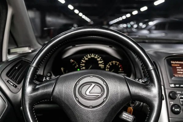 Novosibirsk Rusko Květen 2019 Lexus 300 Uzavření Řídicího Panelu Rychloměru — Stock fotografie