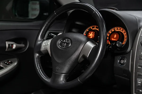 Novosibirsk Rusland Mei 2019 Toyota Corolla Close Van Het Dashboard — Stockfoto