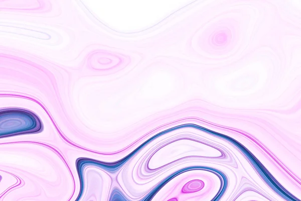 由弯曲的粉红色形状制成的多色数字抽象创作背景 — 图库照片